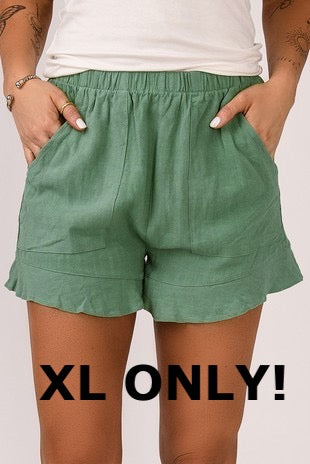 Pocketed Flutter Shorts