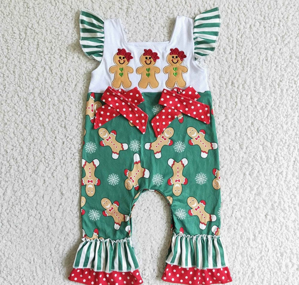 Gingerbread Romper