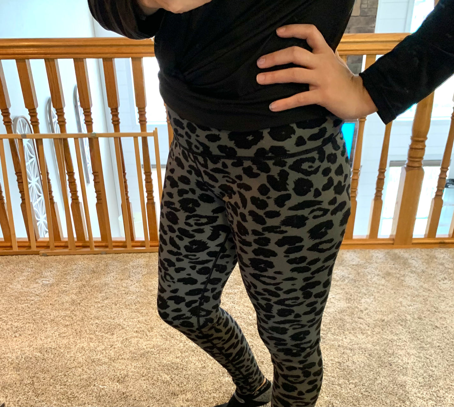 Leopard print legging