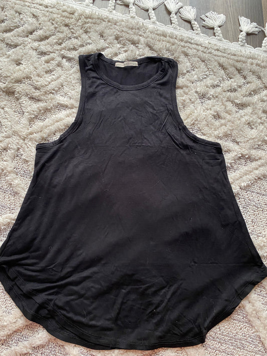 Black Flowy Tank