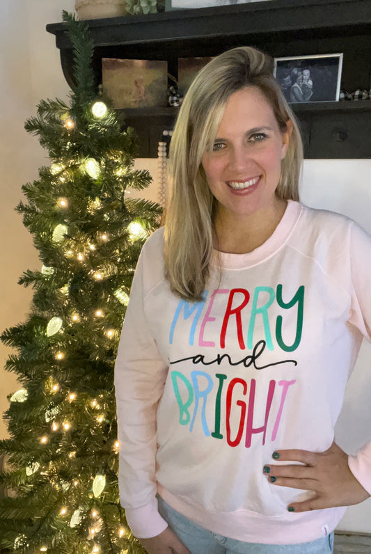 Merry and Bright Crew Neck